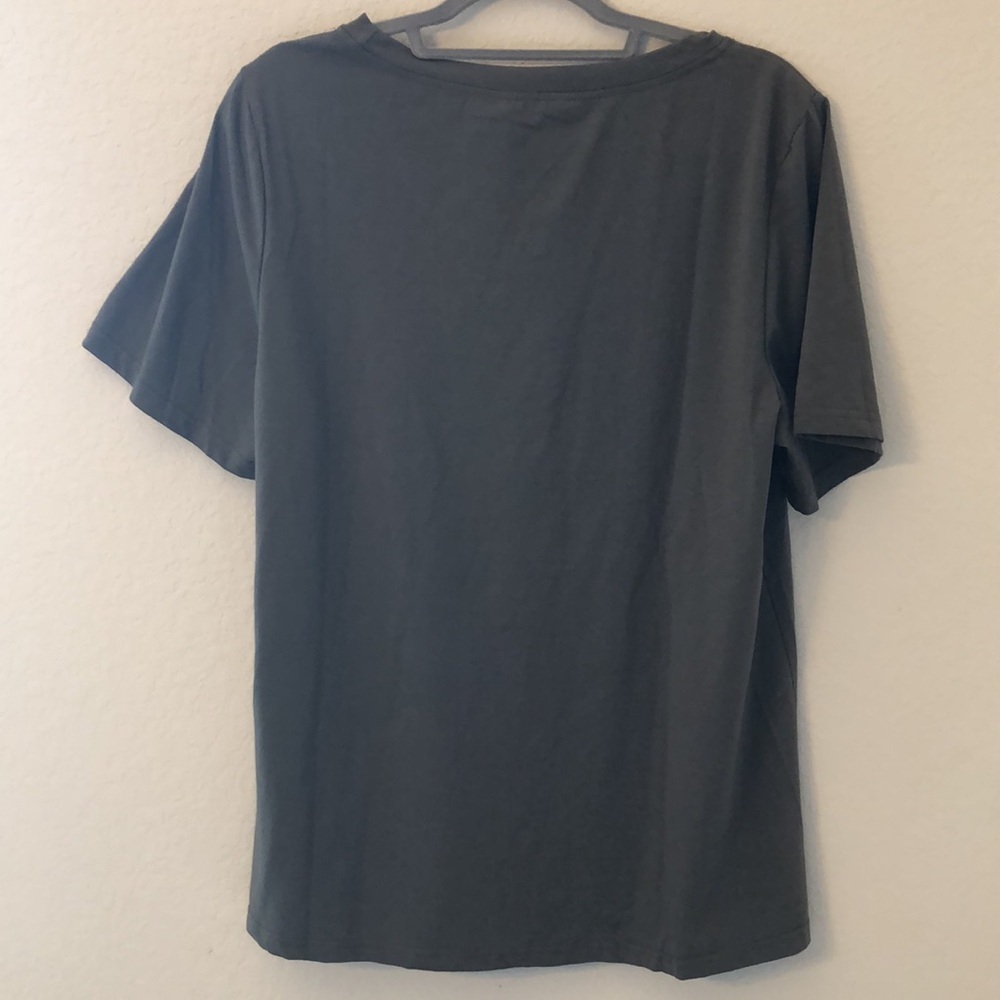 BLOOMCHIC CACTUS TSHIRT ARMY GREEN SIZE 14-16 NWT - Picture 7 of 11